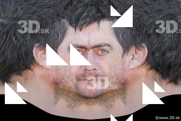 Male head texture