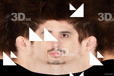 Male head texture
