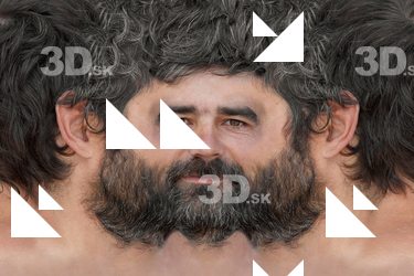 Male head texture