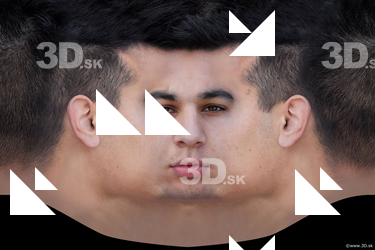 Male head texture