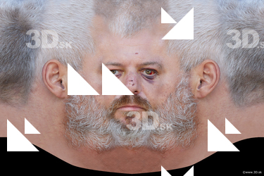 Male head texture