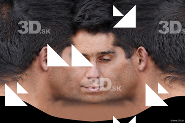 Male head texture