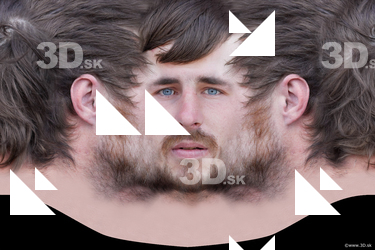 Male head texture