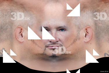 Male head texture