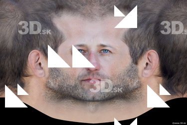 Male head texture