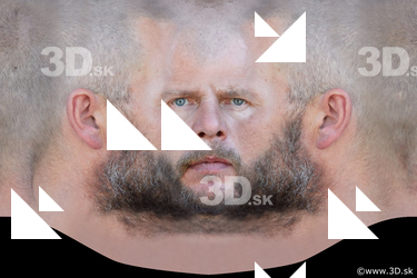 Male head texture