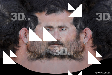 Male head texture