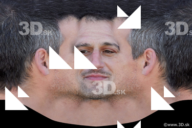 Male head texture