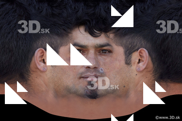 Male head texture