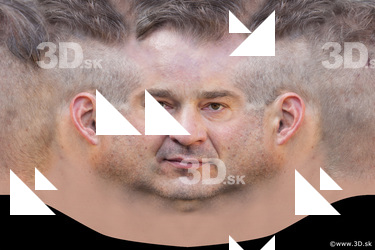Male head texture
