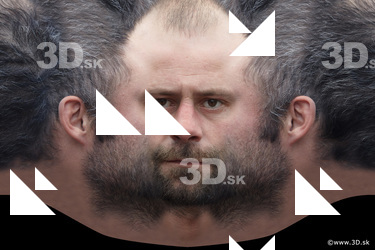 Male head texture