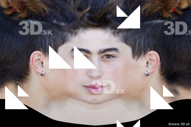 Female head texture
