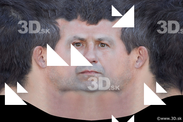 Male head texture