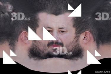 Male head texture