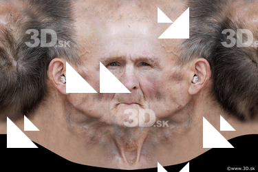 Male head texture