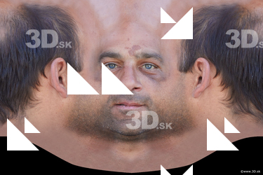 Male head texture