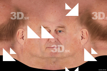 Male head texture