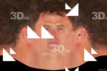 Male head texture
