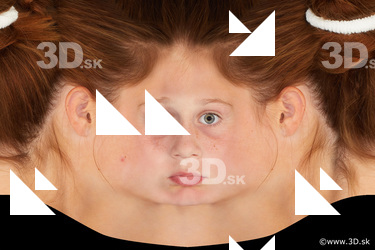 Female head texture