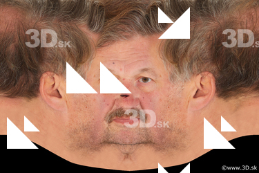 Male head texture