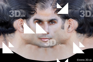Male head texture