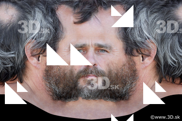 Male head texture