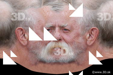 Male head texture