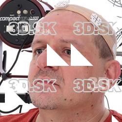 Retopologized 3D Head scan of Hanzal Source Images