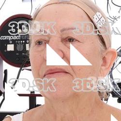 Retopologized 3D Head scan of Ludmila Source Images