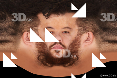 Male head texture