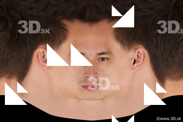 Male head texture