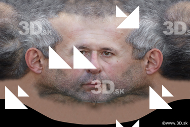 Male head texture