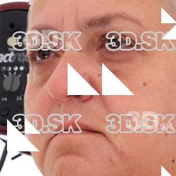 Retopologized 3D Head scan of Dana Source Images