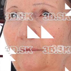 Retopologized 3D Head scan of Jana Source Images