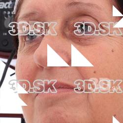 Retopologized 3D Head scan of Jirina Source Images
