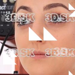 Retopologized 3D Head scan of Sarka Source Images