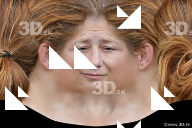 Female head texture