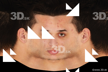 Male head texture