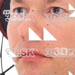 Retopologized 3D Head scan of JiriD Source Images