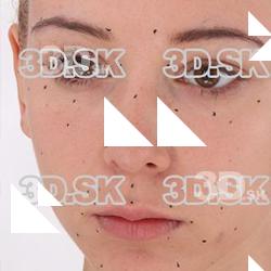 Retopologized 3D Head scan of MarikaV Source Images