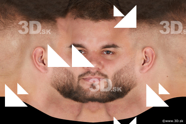 Male head texture