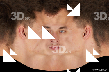 Male head texture