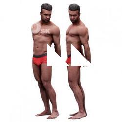 Larry Steel Standing Clean Body Scan