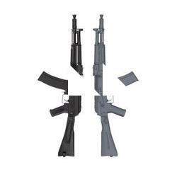 AK 104 Photos & 3D scan of Assault Rifle Gun