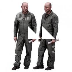 Jake Perry Pilot Standing Clean Body Scan