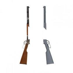 Winchester Repeating Rifle Gun Photos & 3D scan