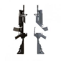 SA M4A1 Assault Rifle Gun Photos & 3D scan