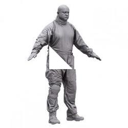 Army USA Base Body Scan