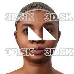 Calneshia Mason Raw Head Scan