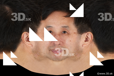 Male head texture